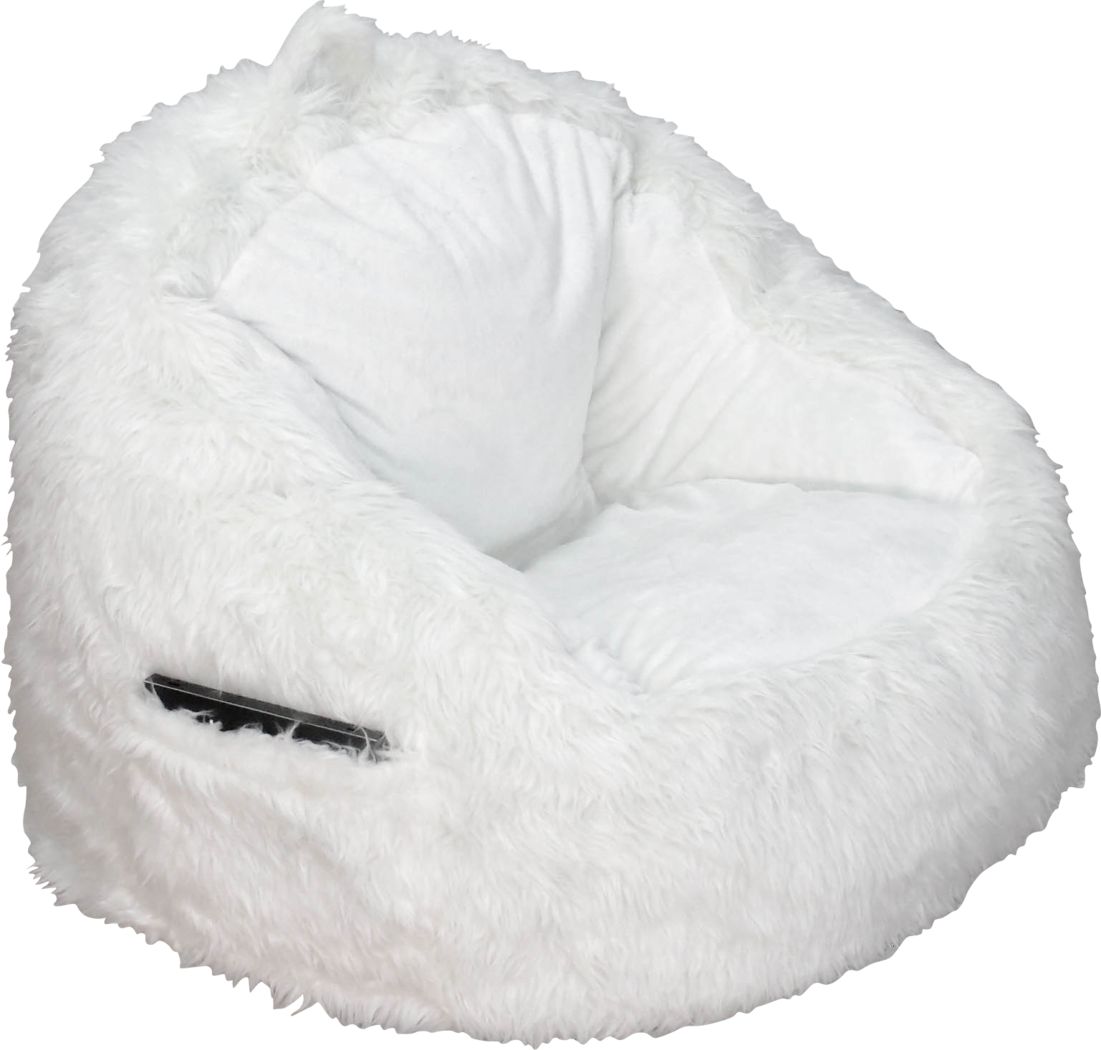 Kids Elili White Bean Bag Rooms To Go