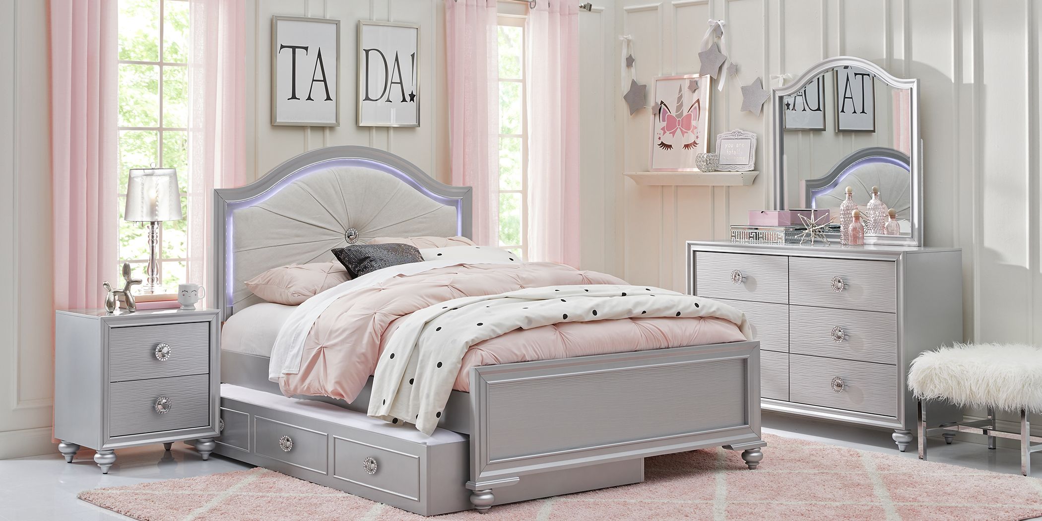 girls full bed set