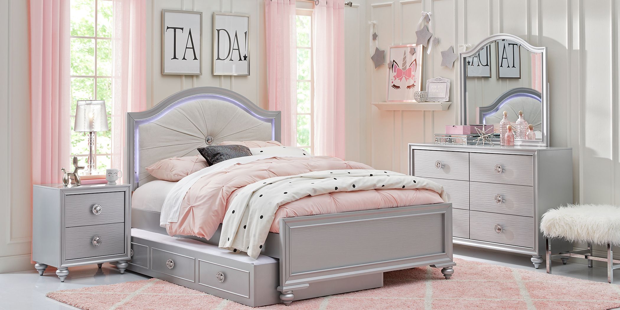 twin bed dresser combo