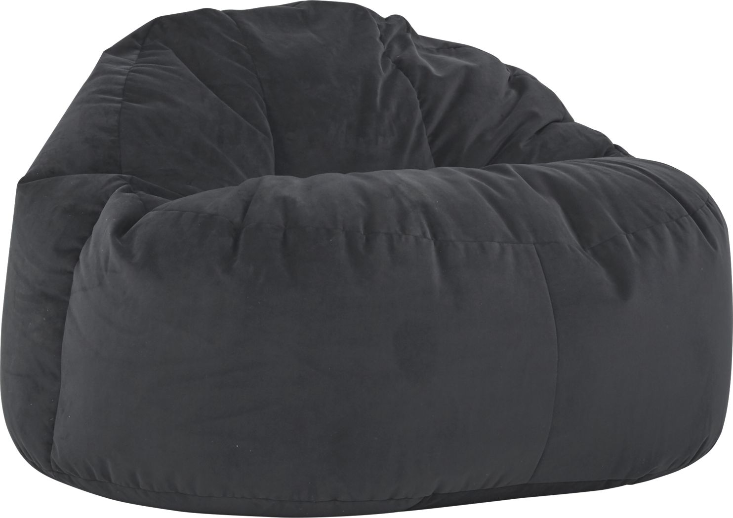 Kids Finnley Black Bean Bag Chair Rooms To Go