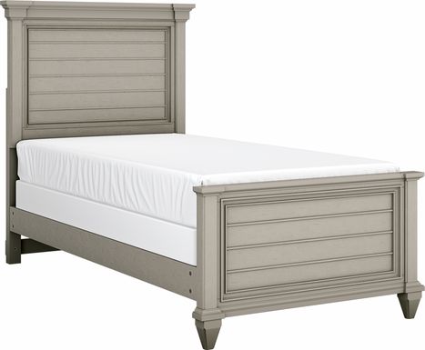 Kids Hilton Head Gray 3 Pc Twin Panel Bed