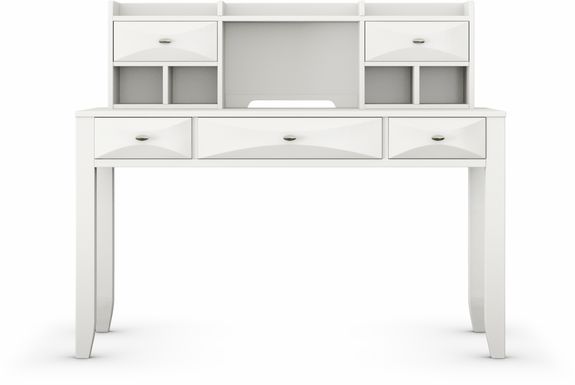 Kids Ivy League 2.0 White Desk and Hutch