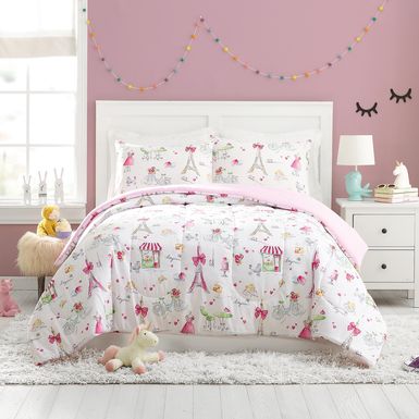 Kids La Parie Pink 3 Pc Full/Queen Comforter Set