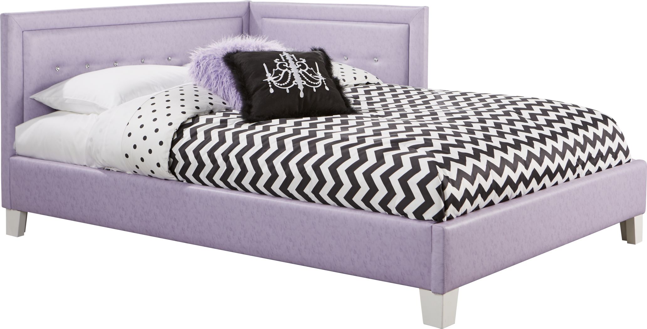 Kids Lucie Lavender 3 Pc Full Corner Bed Rooms To Go