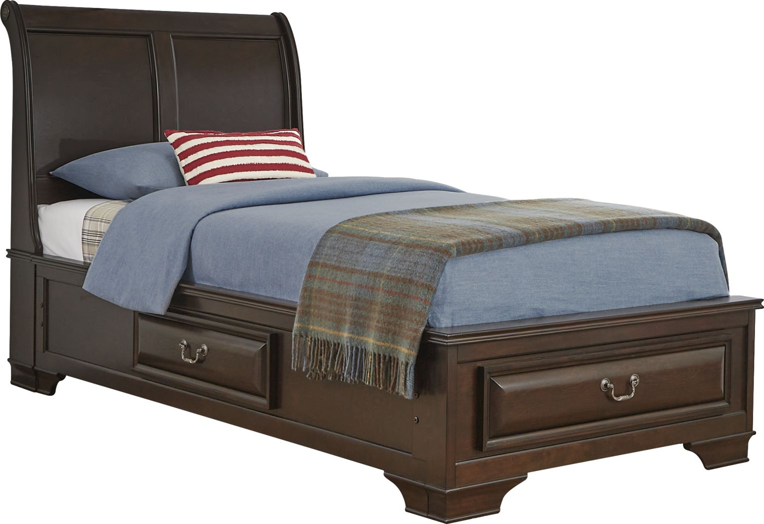 Cherry Twin Beds Bed, Cherry Wood Twin Bed Frame