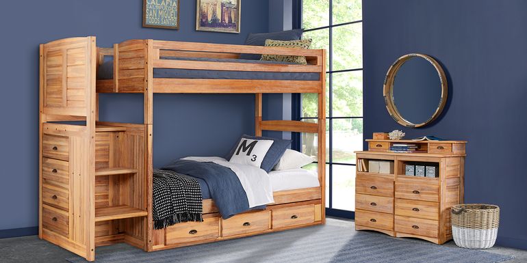 Portside Coastal Farmhouse Kids Room Furniture Collection