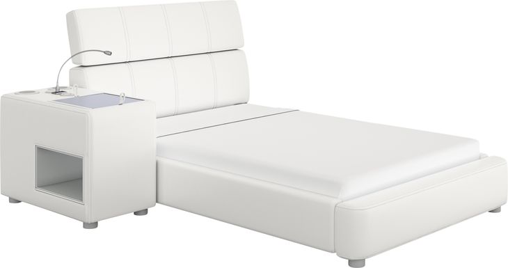 Kids reGen&trade; Recharged White 4 Pc Twin Bed with Nightstand