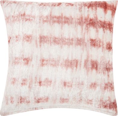 Kids Tie Dye Haze Pink Accent Pillow