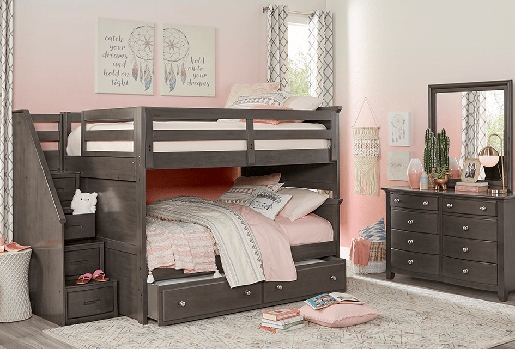 Kids Teens Bedroom Furniture Collections, Girl Bunk Beds Rooms To Go