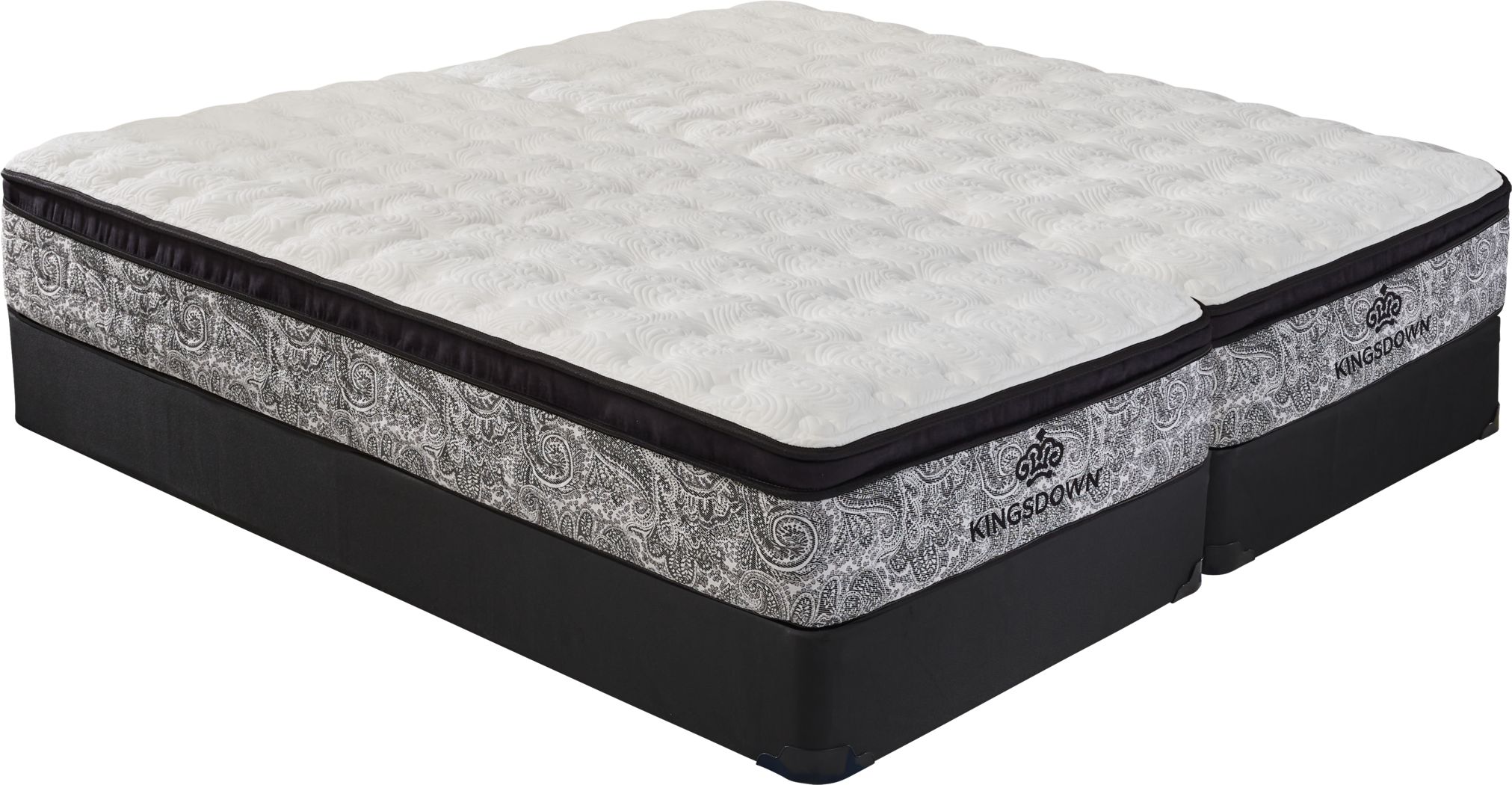 Kingsdown Low Profile Split King Mattress Set Rooms To Go