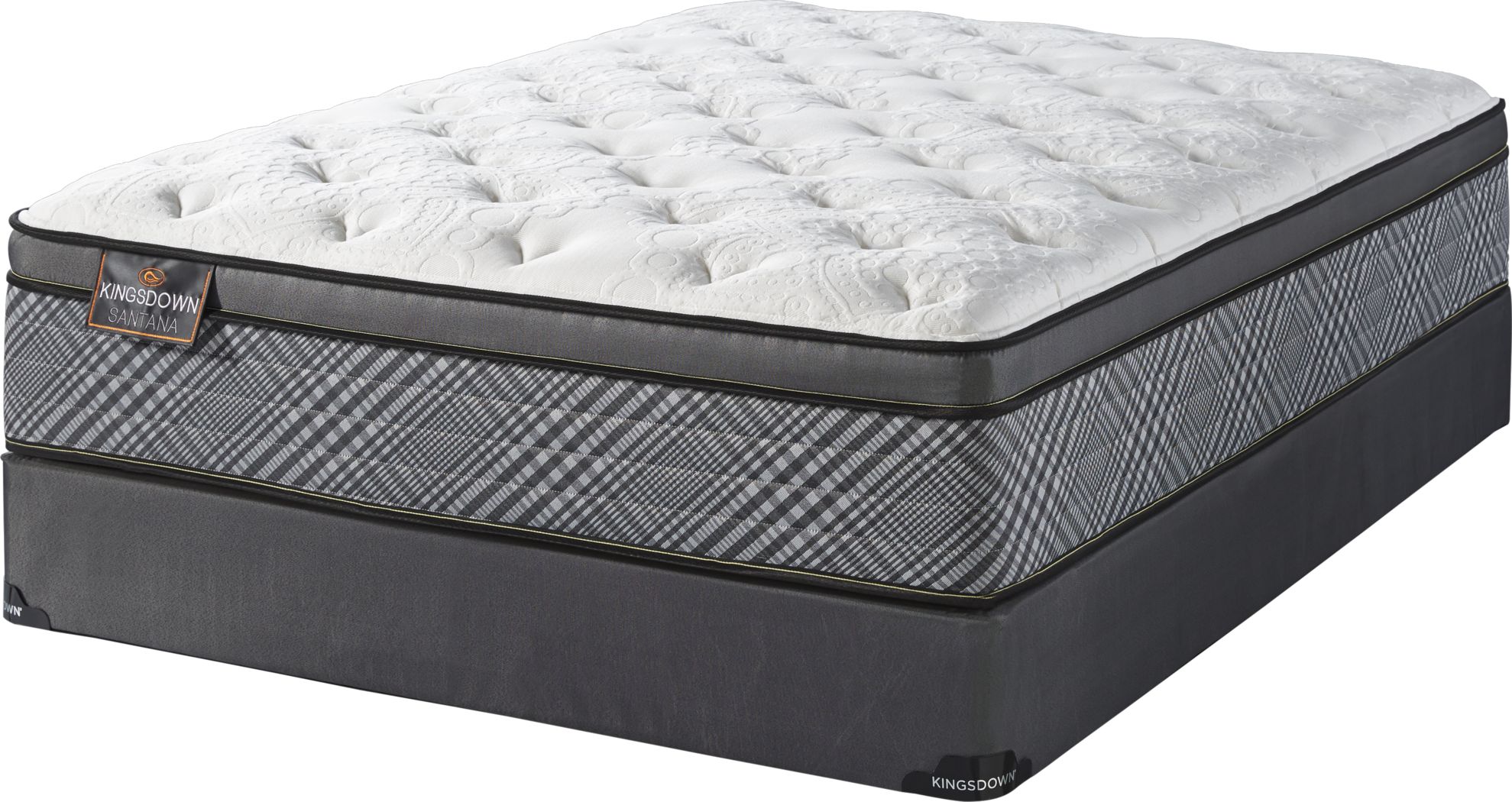 Kingsdown Santana Low Profile Queen Mattress Set - Rooms To Go