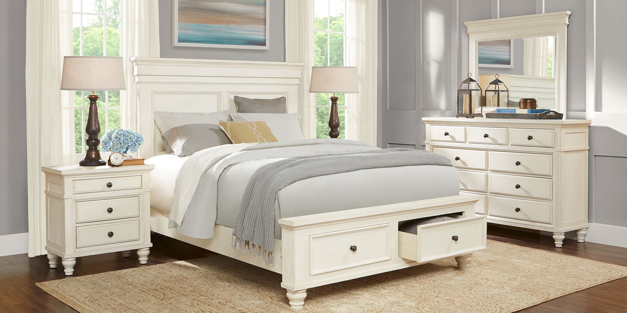 7 Piece Bedroom Furniture Sets King Queen More
