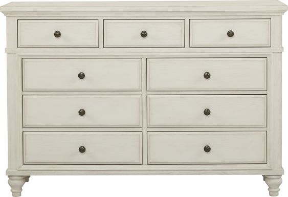 White Dresser 6 8 9 Drawer Double Dressers