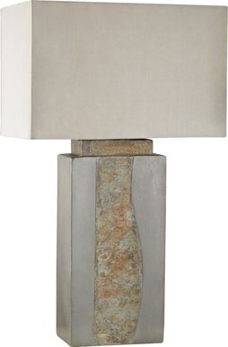 Lannigan Gray Outdoor Table  Lamp