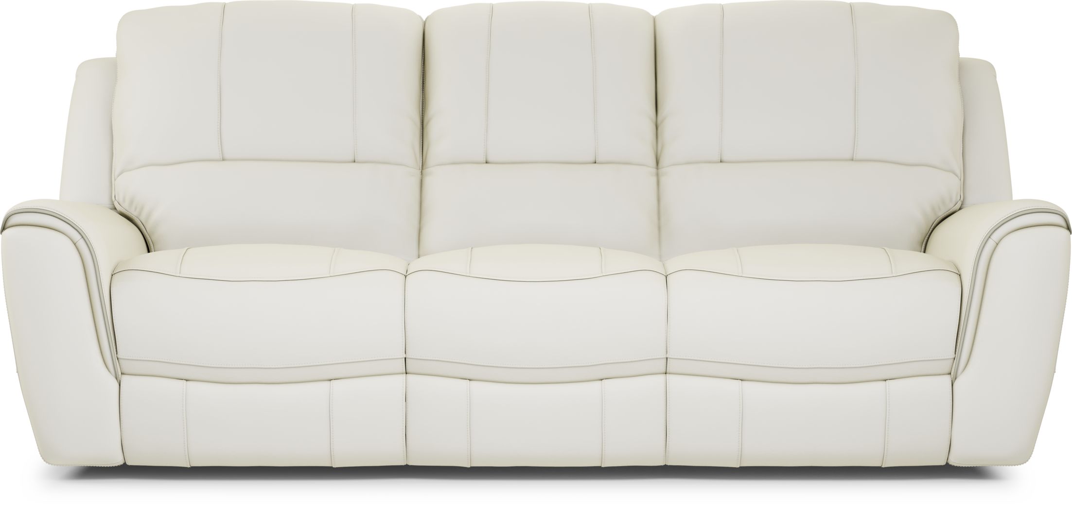 rooms to go white leather sofa