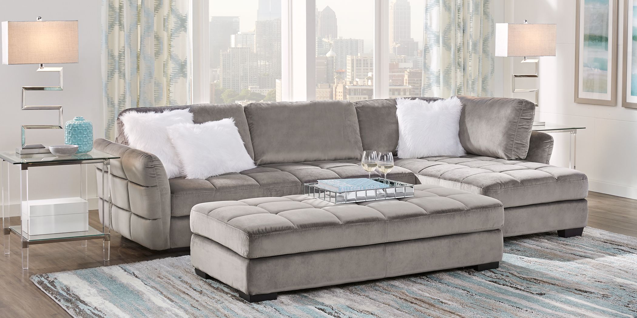 rooms to go kids sectional