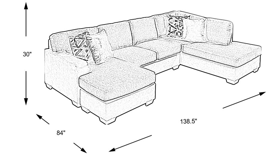 Larna Park Taupe 2 Pc Sectional Rooms To Go