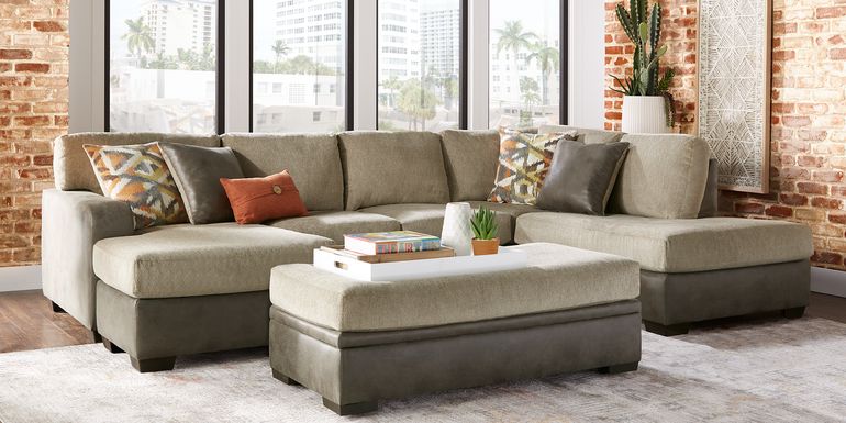 Larna Park Taupe 2 Pc Sectional