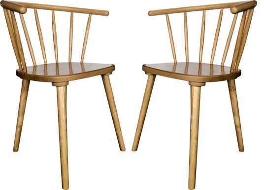 Lemonwood Natural Dining Chair, Set of 2