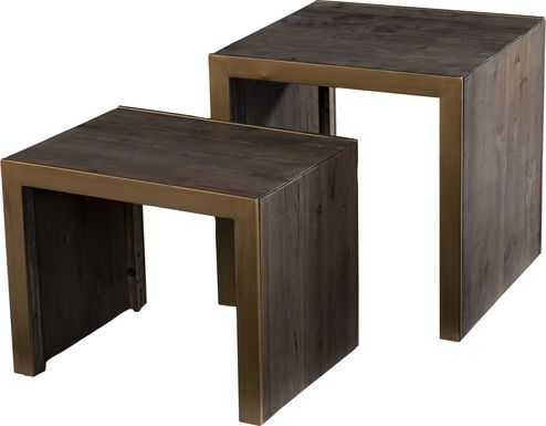 Lineberger Natural Nesting Table, Set of 2