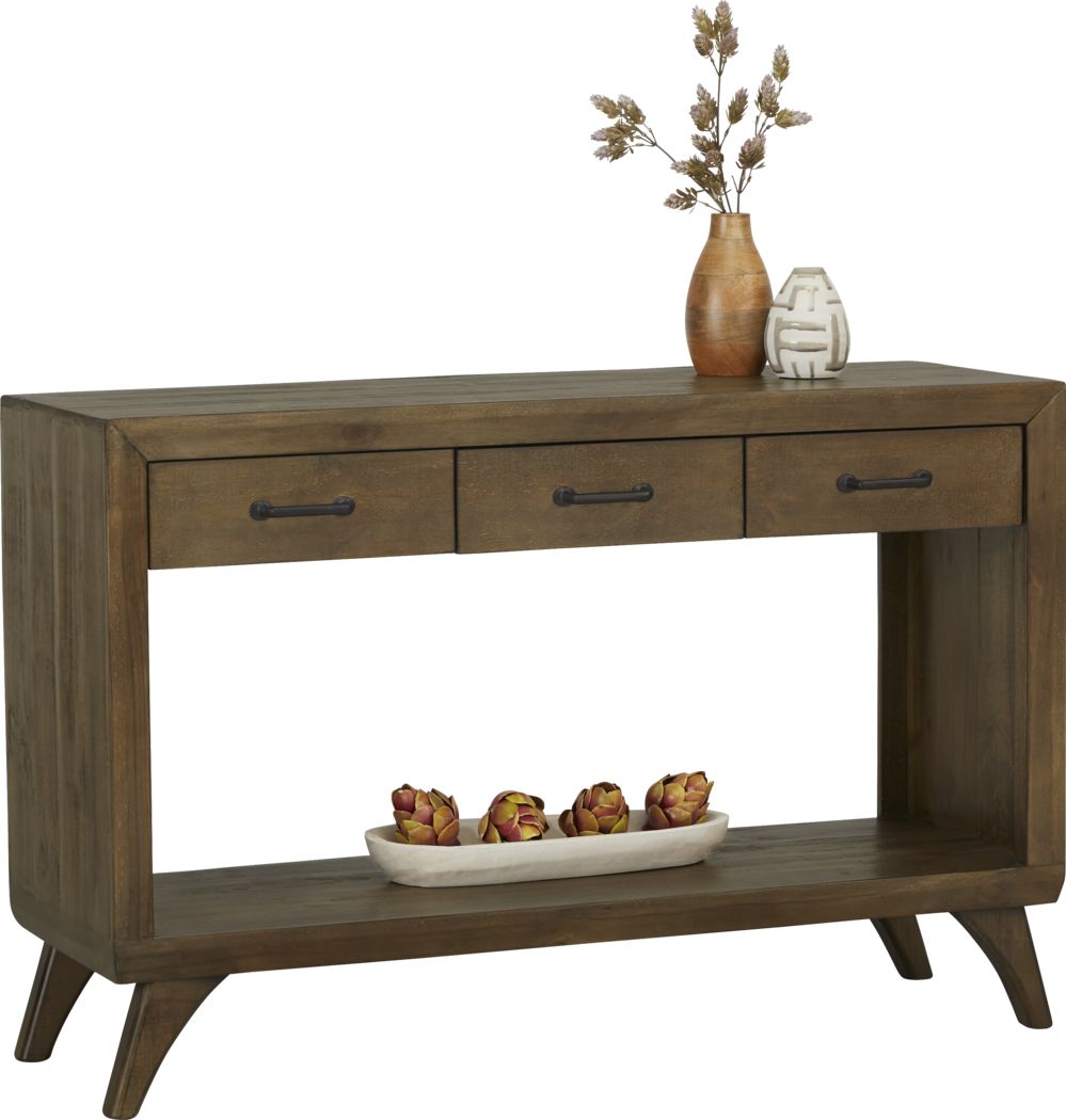 Long Valley Brown Sofa Table - Rooms To Go