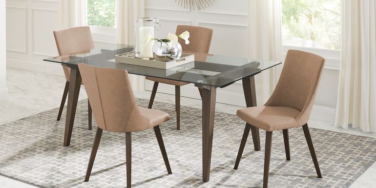 Glass Top Dining Room Table Sets With, Glass Dining Room Sets