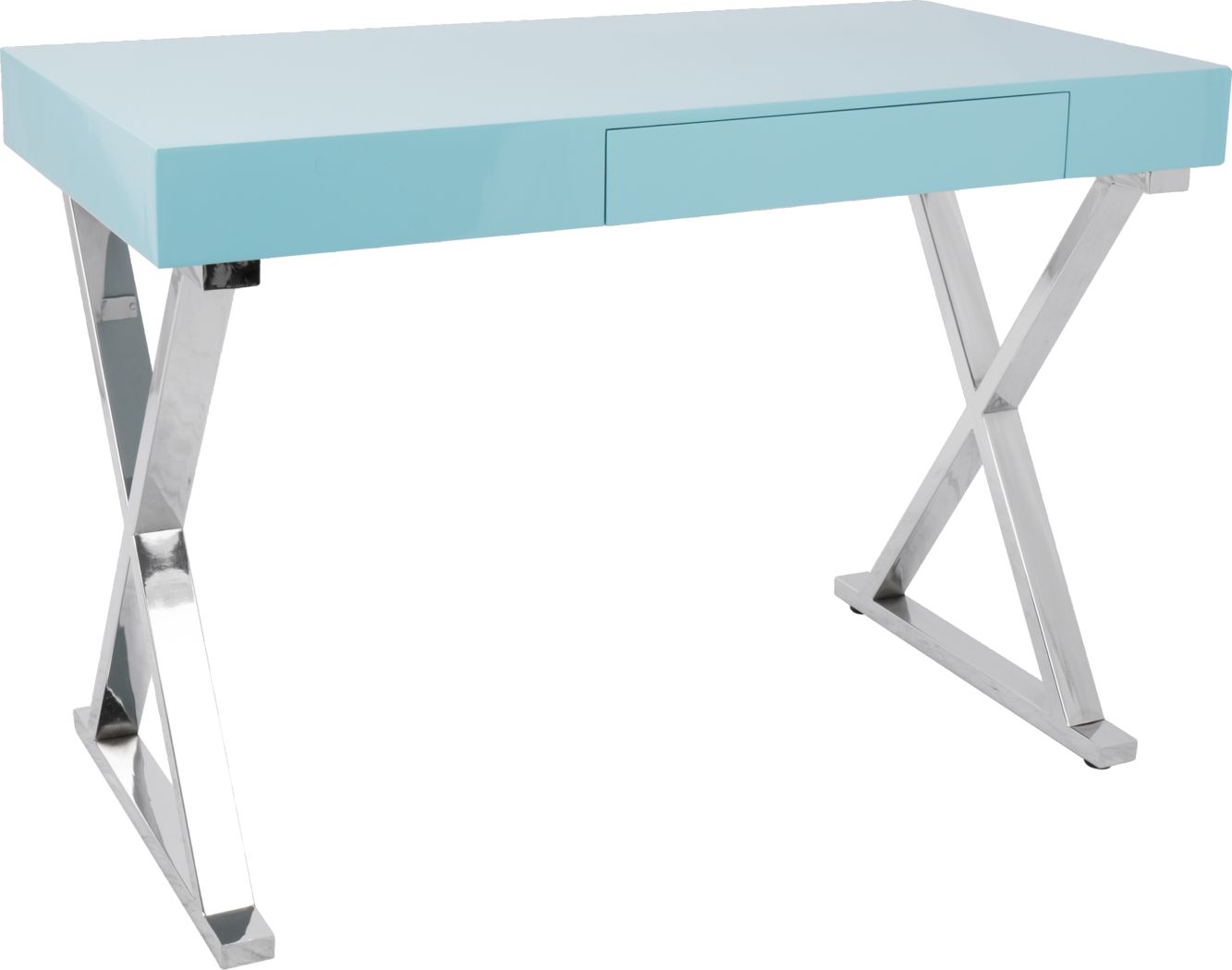 Luster Light Blue Desk Rooms To Go