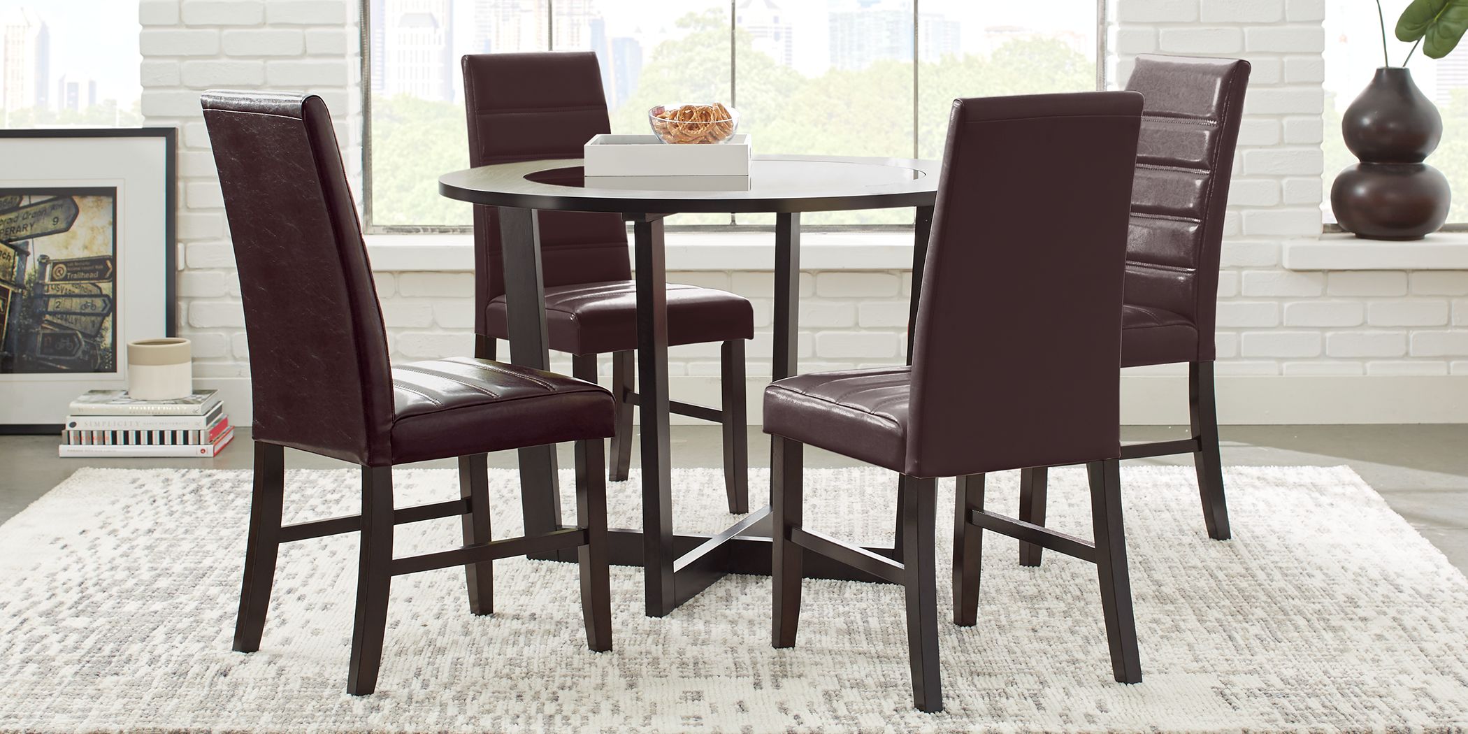 Black Brown Dining Room Sets