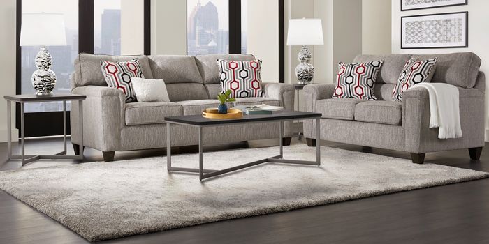 gray sofa set