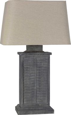 Melbourne Loft Gray Indoor/Outdoor Lamp