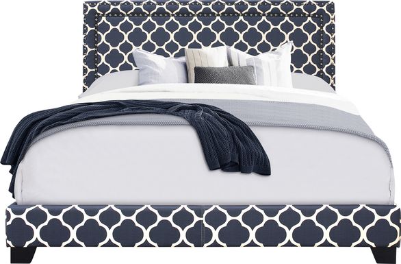 Melina Navy Queen Bed