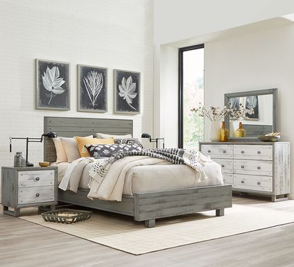 Merriwood Hills Gray 5 Pc Queen Panel Bedroom