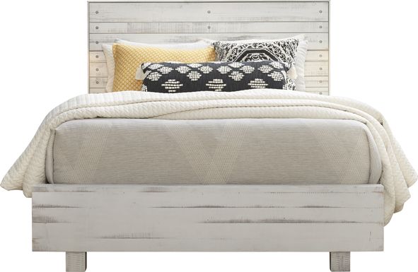 Merriwood Hills White 3 Pc King Panel Bed