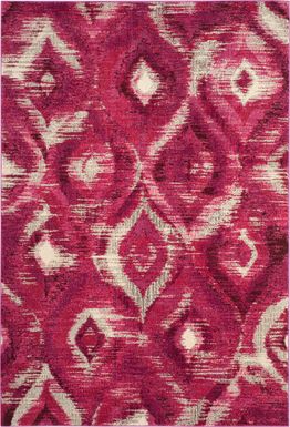 Midway Bay Pink 8' x 11' Rug