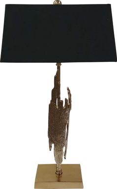 Mountain Ranch Court Gold Lamp