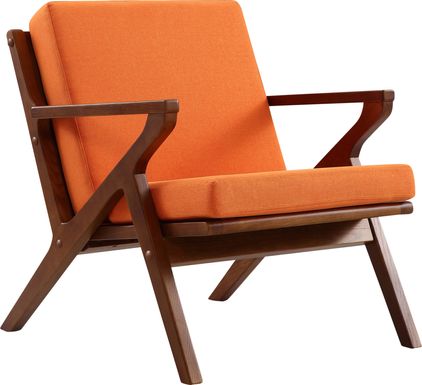 Nashotah Orange Accent Chair