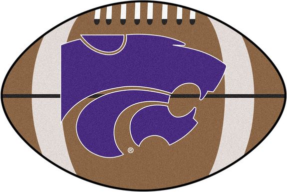 NCAA Football Mascot Kansas State University 1'6" x 1'10" Rug