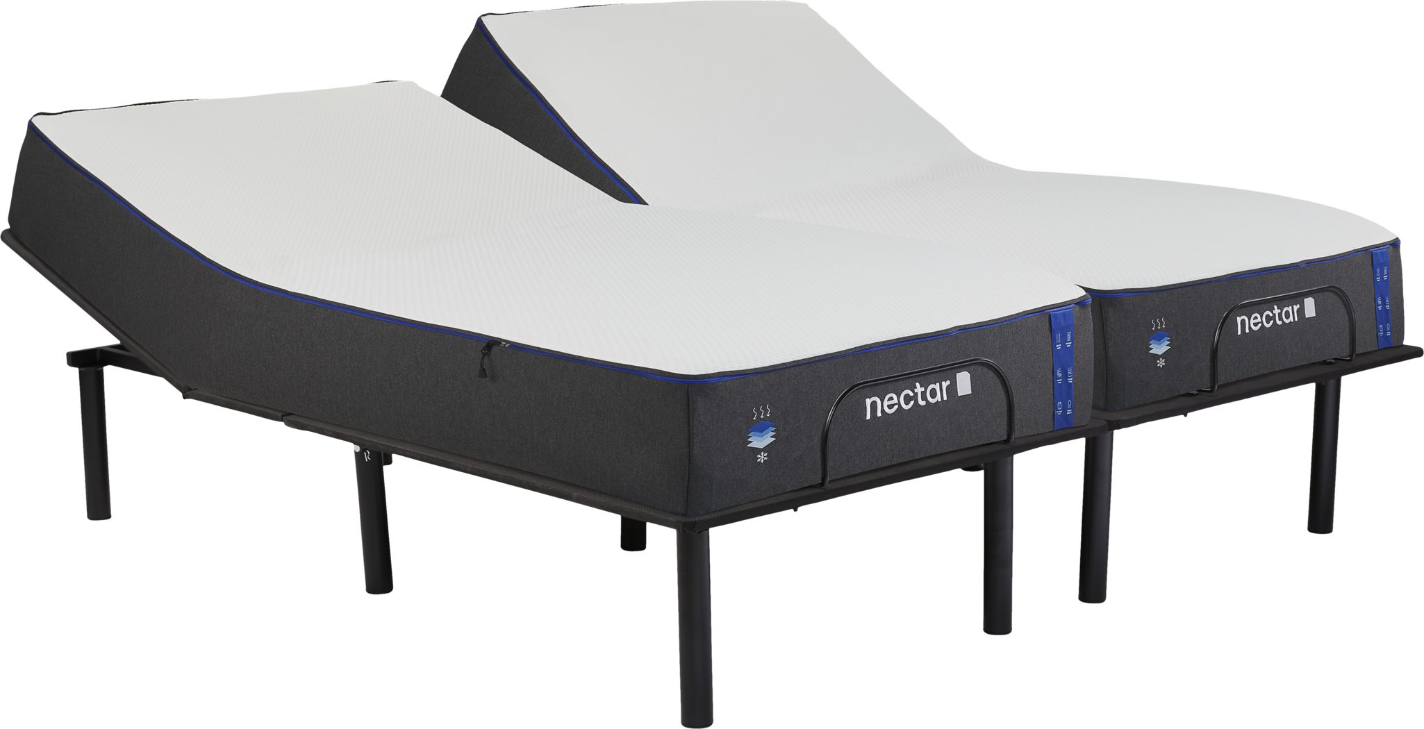 Nectar Classic Split King Mattress With RTG Sleep 2000 Adjustable Base   Nectar Classic Split King Mattress With Rtg Sleep 2000 Adjustable Base 5917370P Image Item