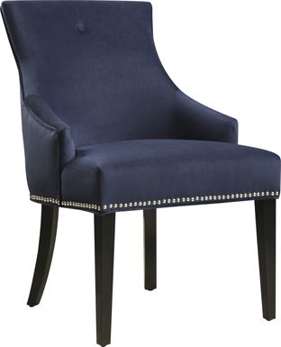 Neveah Navy Dining Chair