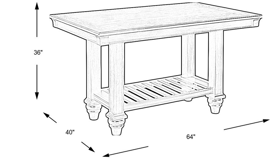 Oakdale Brown Counter Height Dining Table - Rooms To Go