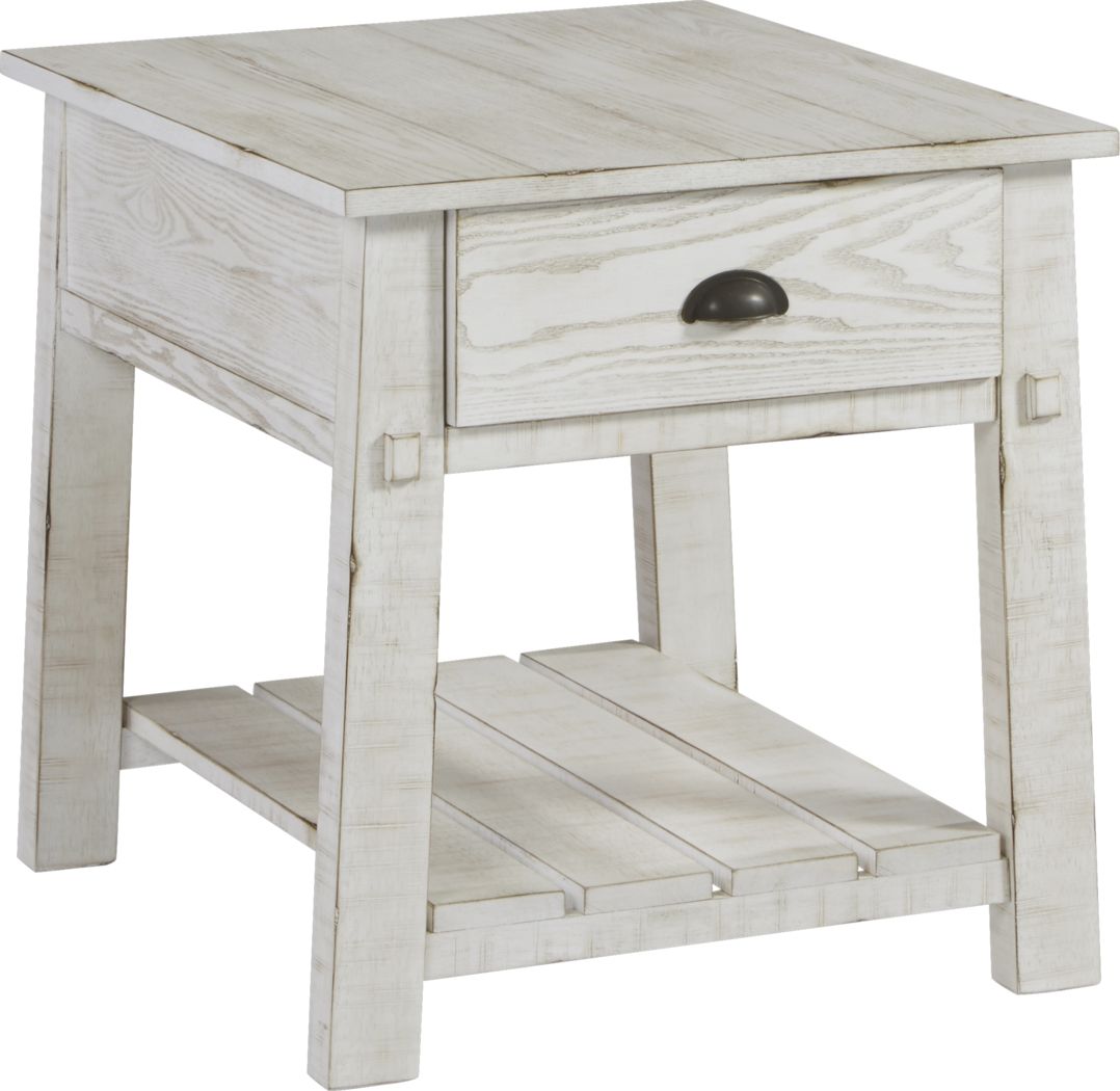 Olivula White End Table Rooms To Go