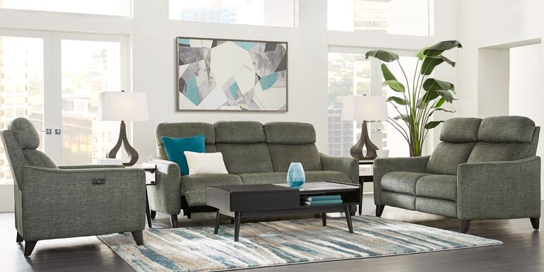 Pierceton Gray 2 Pc Living Room with Reclining Sofa