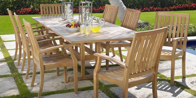 Teak Patio Furniture, Rooms To Go Outdoor Patio Dining Sets