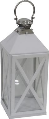 Port Talba Silver Medium Indoor/Outdoor Lantern