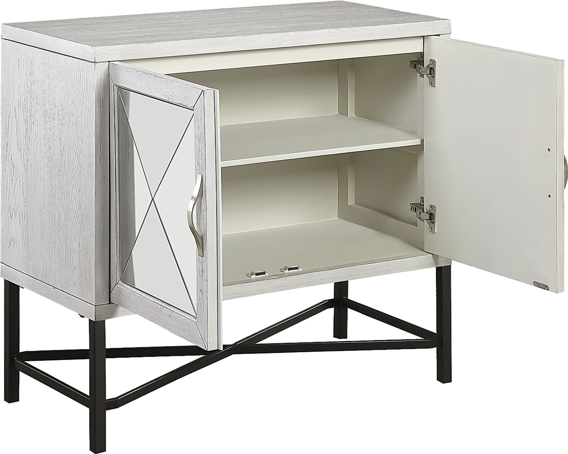 A Better Perspective Off White Two Door Accent Cabinet - Image 3