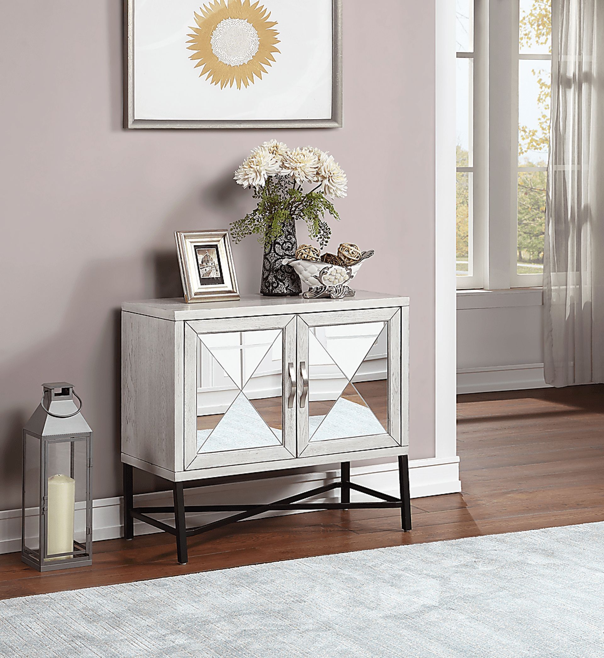 A Better Perspective Off White Two Door Accent Cabinet - Image 5