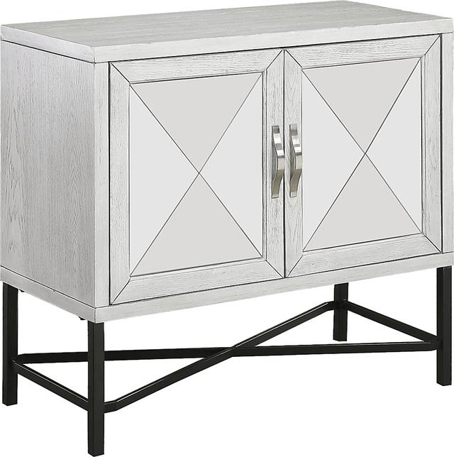 A Better Perspective Off White Two Door Accent Cabinet - Thumbnail - Image 1