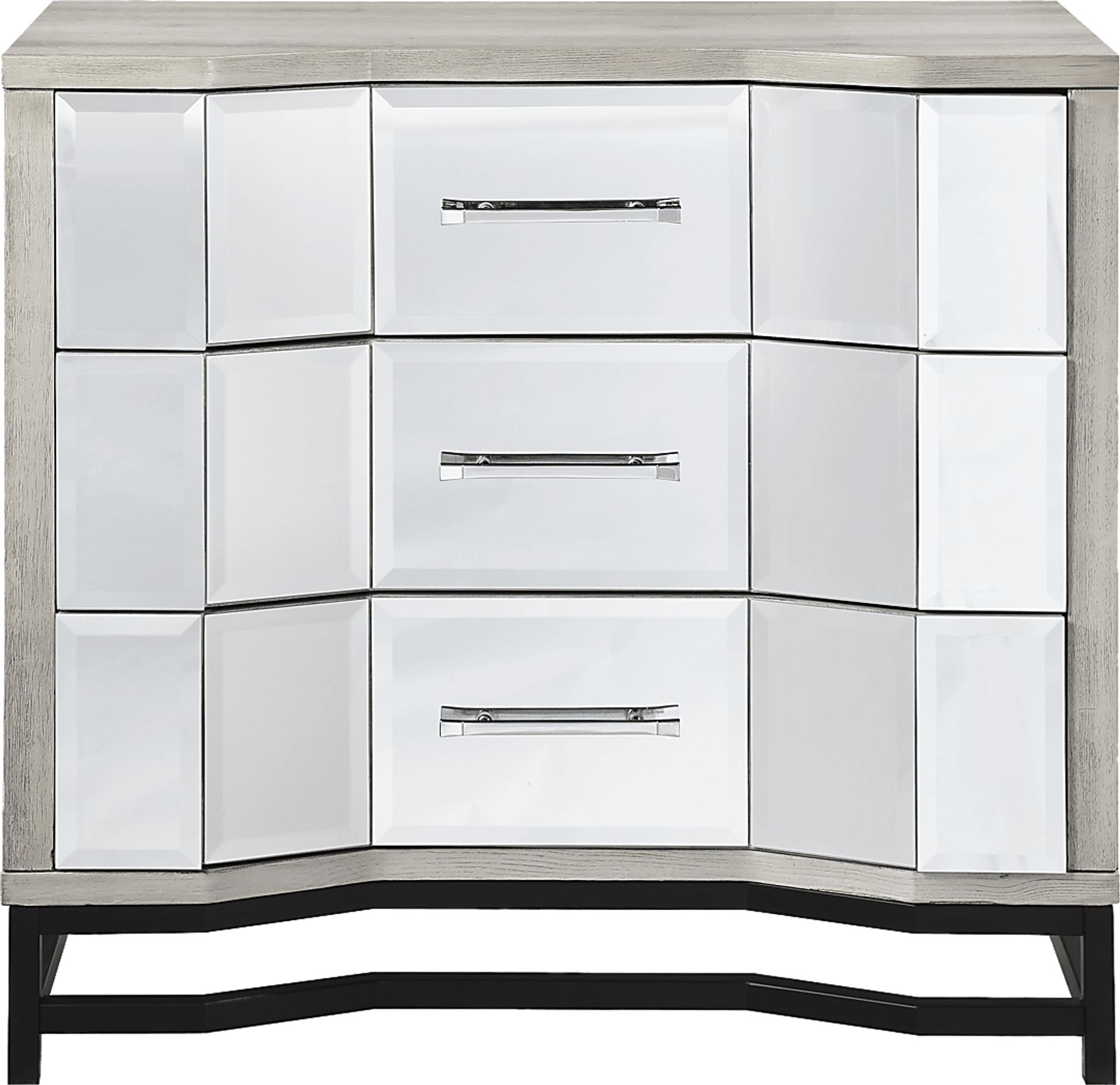 A Better Perspective White 3 Drawer Accent Cabinet - Image 2
