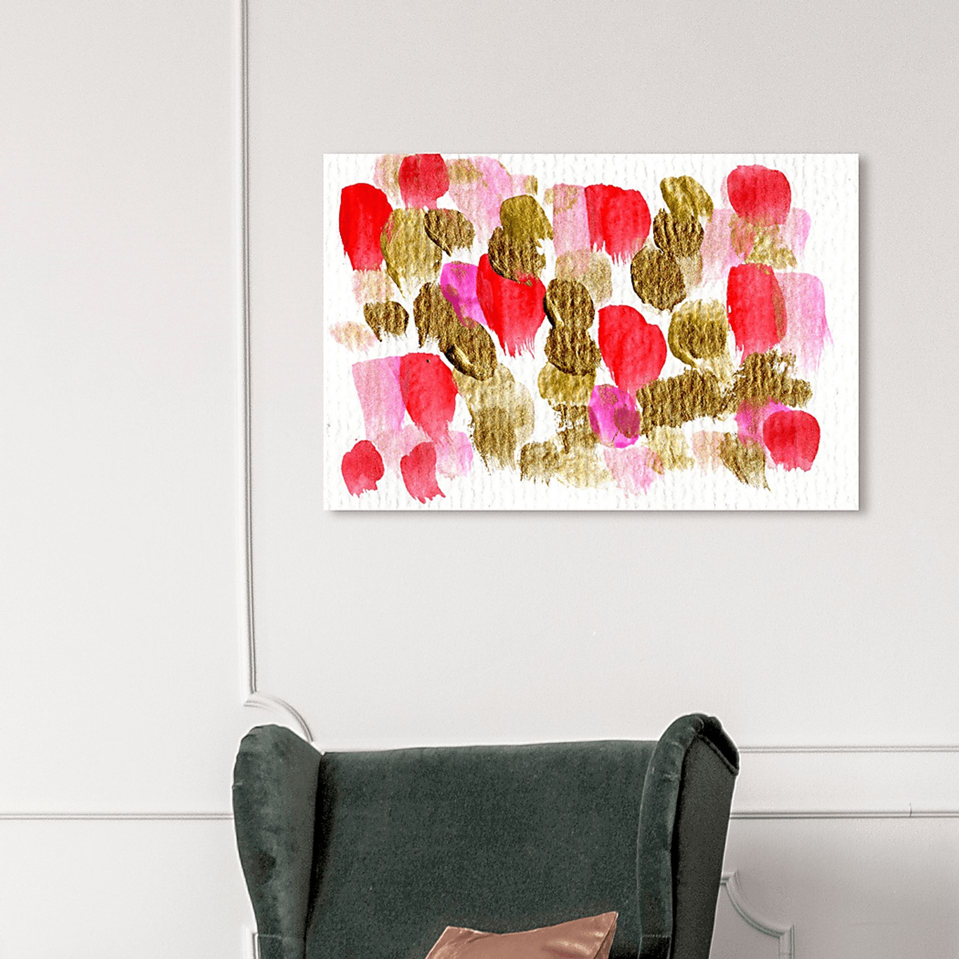 A Distant View Gold Artwork - Image 4