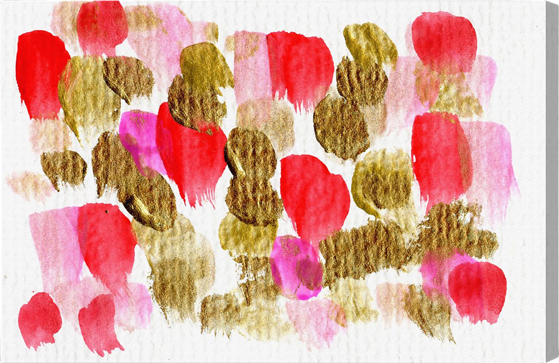 A Distant View Gold Artwork - Image 1